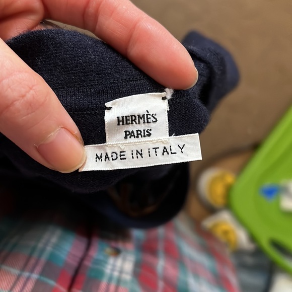 Hermes silk and virgin wool sweater - Picture 5 of 5